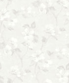 3583 Helen´s Flower Light White Cottage Garden Wallpaper by Boråstapeter
