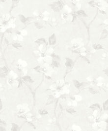 3583 Helen´s Flower Light White Cottage Garden Wallpaper by Boråstapeter