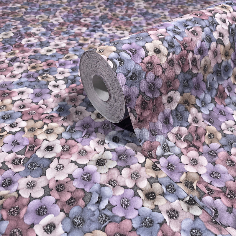 35844 Floral Pink Wallpaper by Galerie