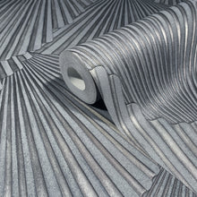 35849 Graphic Silver Grey Wallpaper by Galerie