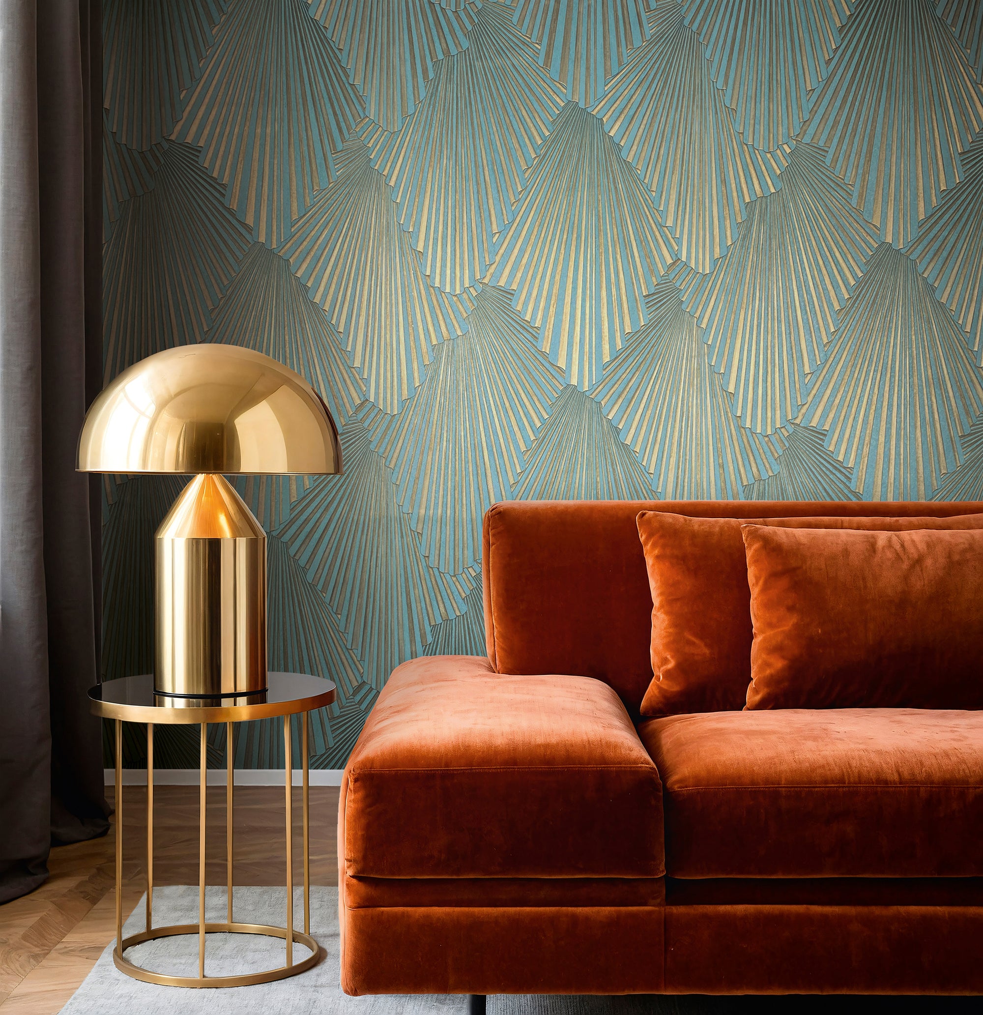 35850 Graphic Green Wallpaper by Galerie