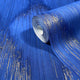 Rhinestone Stripes Blue Fashion Icon Wallpaper by Galerie