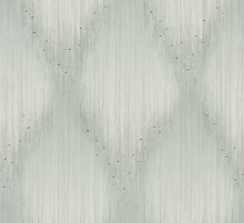 35889 Rhinestone Stripes Green Wallpaper by Galerie
