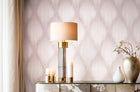 35890 Rhinestone Stripes Pink Wallpaper by Galerie