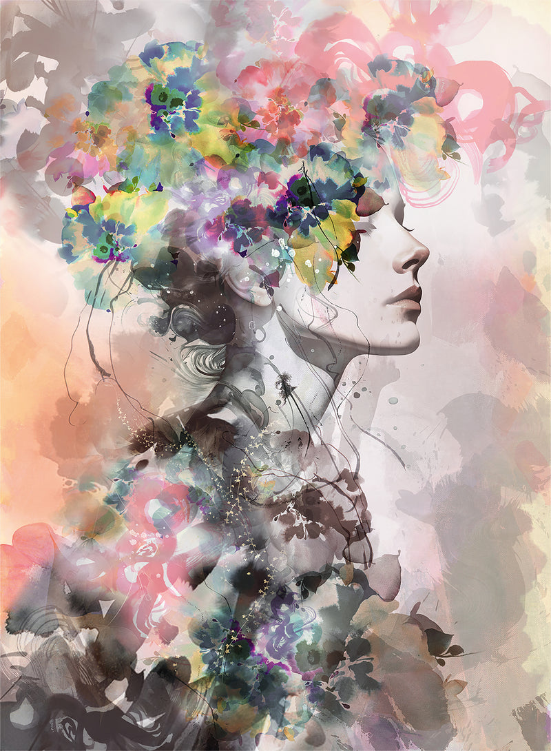 35897 Fashion Icon Beauty Mural Multi-coloured Wallpaper by Galerie