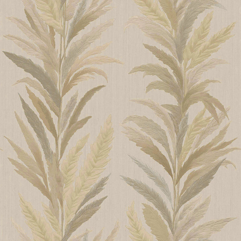 35904 Leaf Flourish Bronze Brown Wallpaper by Galerie