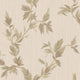 Thin Leaf Bronze Brown Ornamenta Wallpaper by Galerie