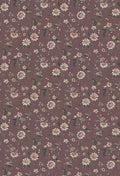 Marion's Mural Dark Multi and Red Cottage Garden Wallpaper by Boråstapeter