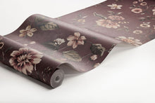 3591 Marion's Mural Dark Multi and Red Cottage Garden Wallpaper by Boråstapeter