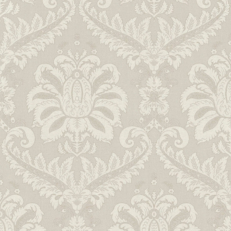 35920 Traditional Damask Beige Wallpaper by Galerie