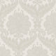Traditional Damask Silver Grey Ornamenta Wallpaper by Galerie