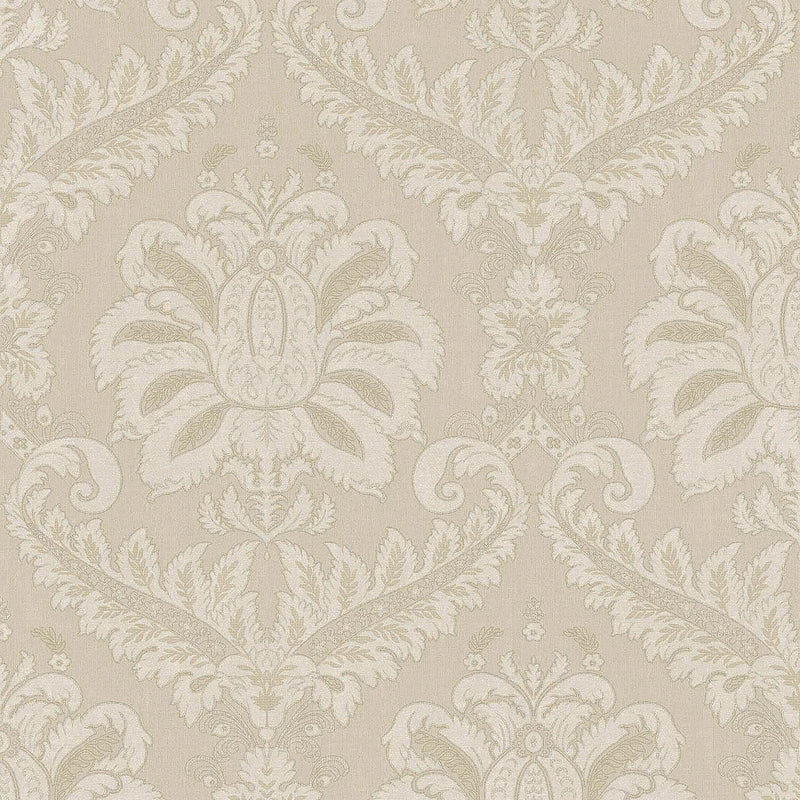 35924 Traditional Damask Beige Wallpaper by Galerie