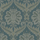 35925 Traditional Damask Green Wallpaper by Galerie