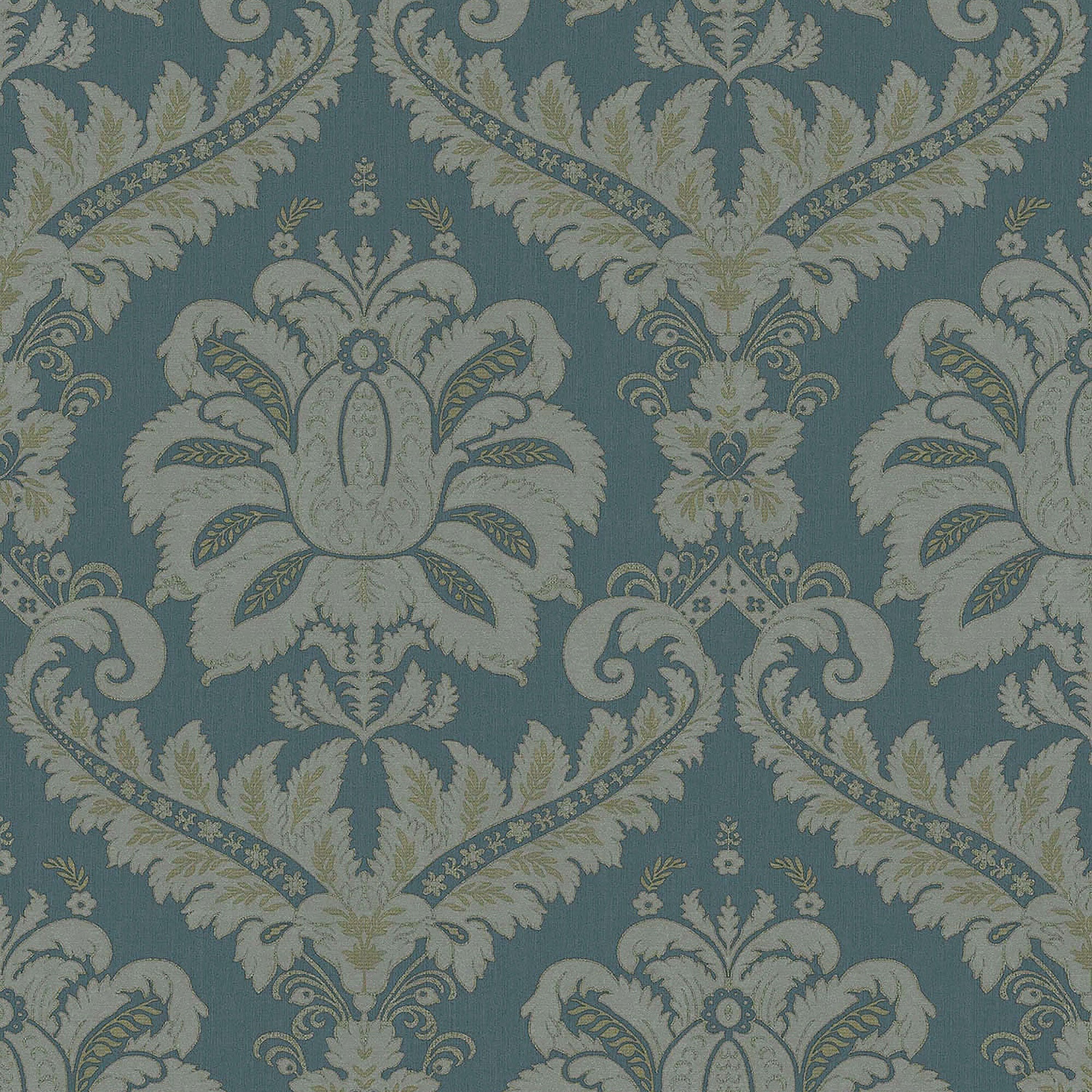 35925 Traditional Damask Green Wallpaper by Galerie