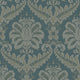 Traditional Damask Green Ornamenta Wallpaper by Galerie