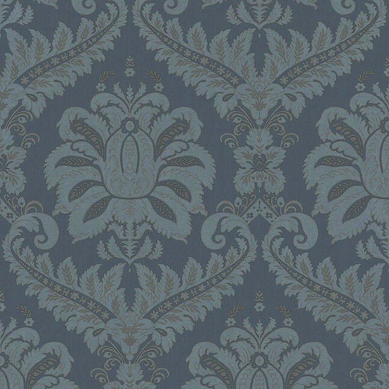 35926 Traditional Damask Blue Wallpaper by Galerie