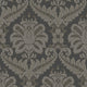 Traditional Damask Silver Grey Ornamenta Wallpaper by Galerie