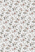 Marion's Mural Light Multi and White Cottage Garden Wallpaper by Boråstapeter