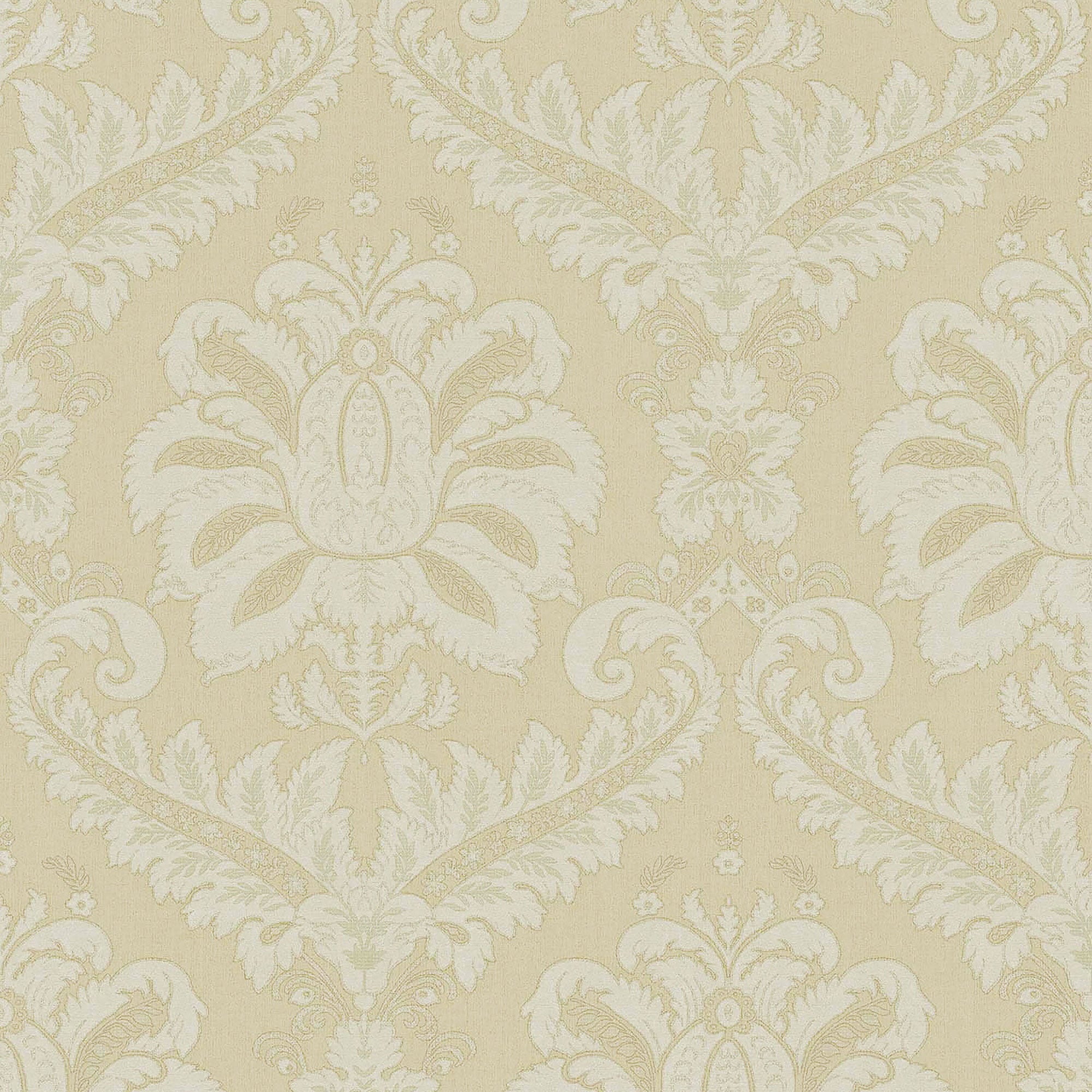 35932 Traditional Damask Beige Wallpaper by Galerie