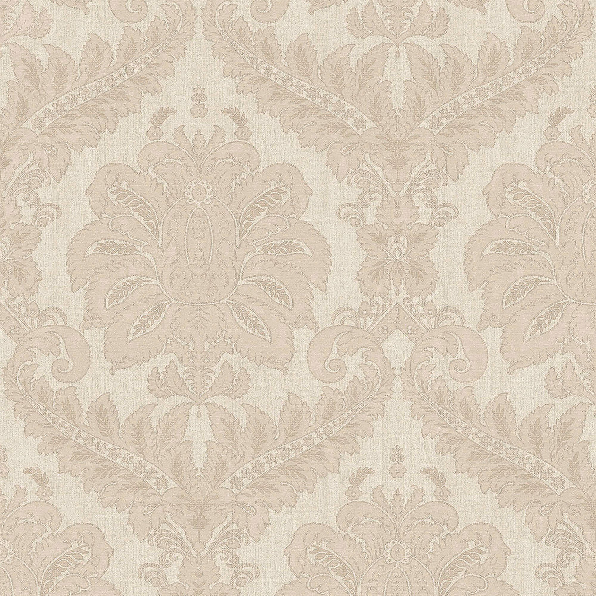 35934 Traditional Damask Beige Wallpaper by Galerie