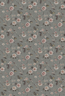 3593 Marion's Mural Dark Multi and Green Cottage Garden Wallpaper by Boråstapeter