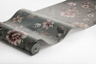3593 Marion's Mural Dark Multi and Green Cottage Garden Wallpaper by Boråstapeter