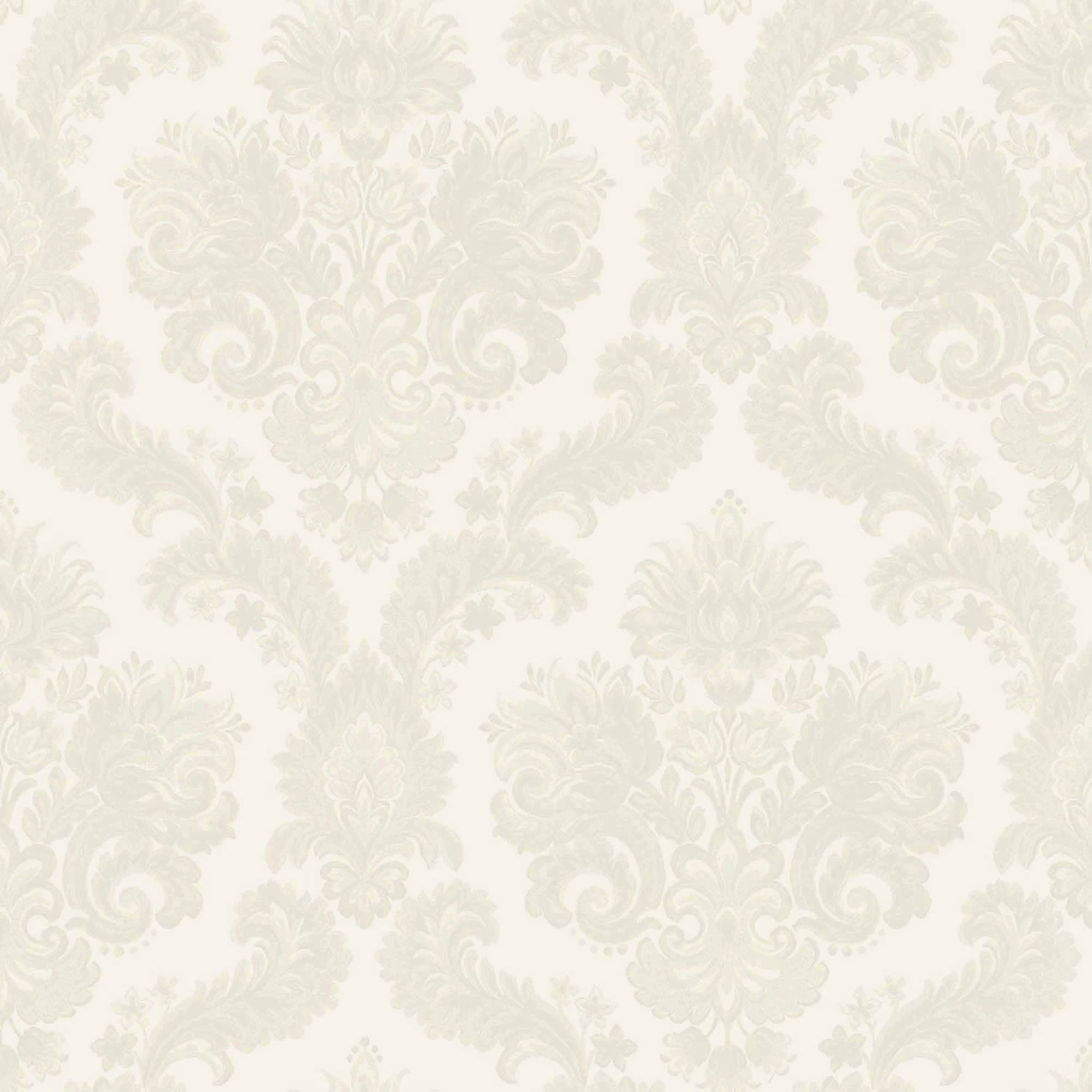 35940 Floral Damask Cream Wallpaper by Galerie