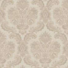 35947 Floral Damask Beige Wallpaper by Galerie