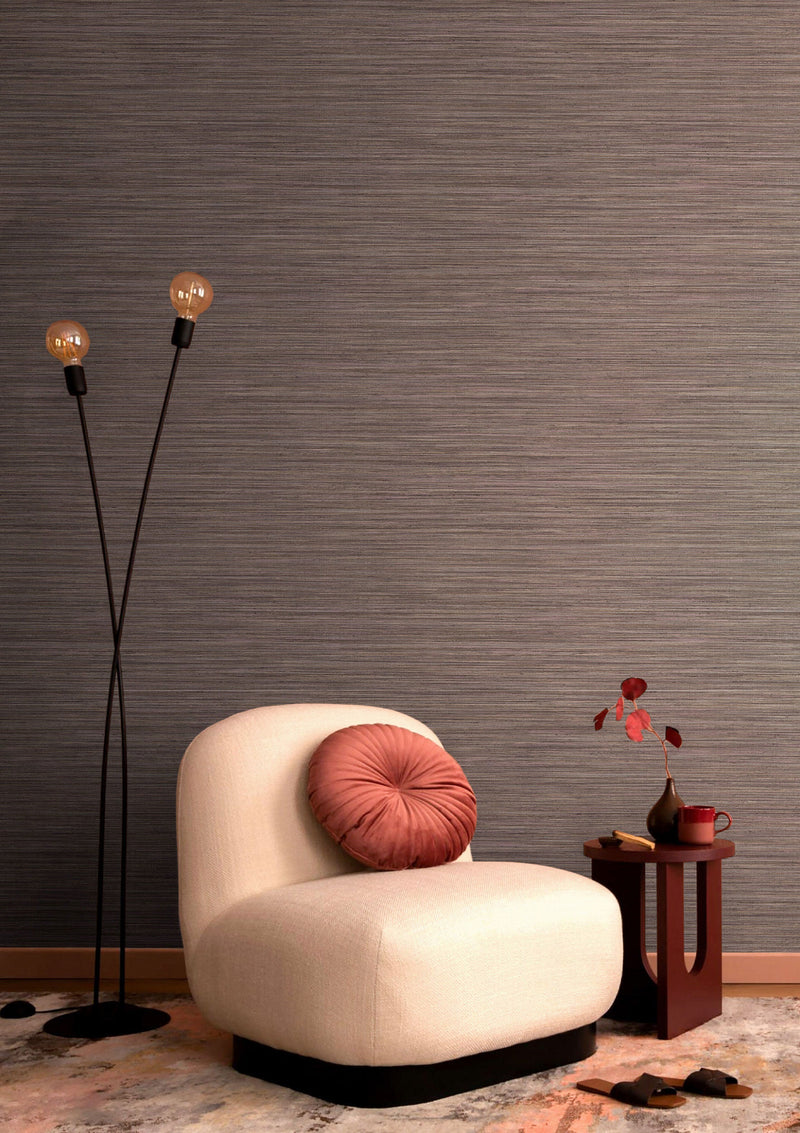 35978 Horizontal Texture Purple Lilac Wallpaper by Galerie