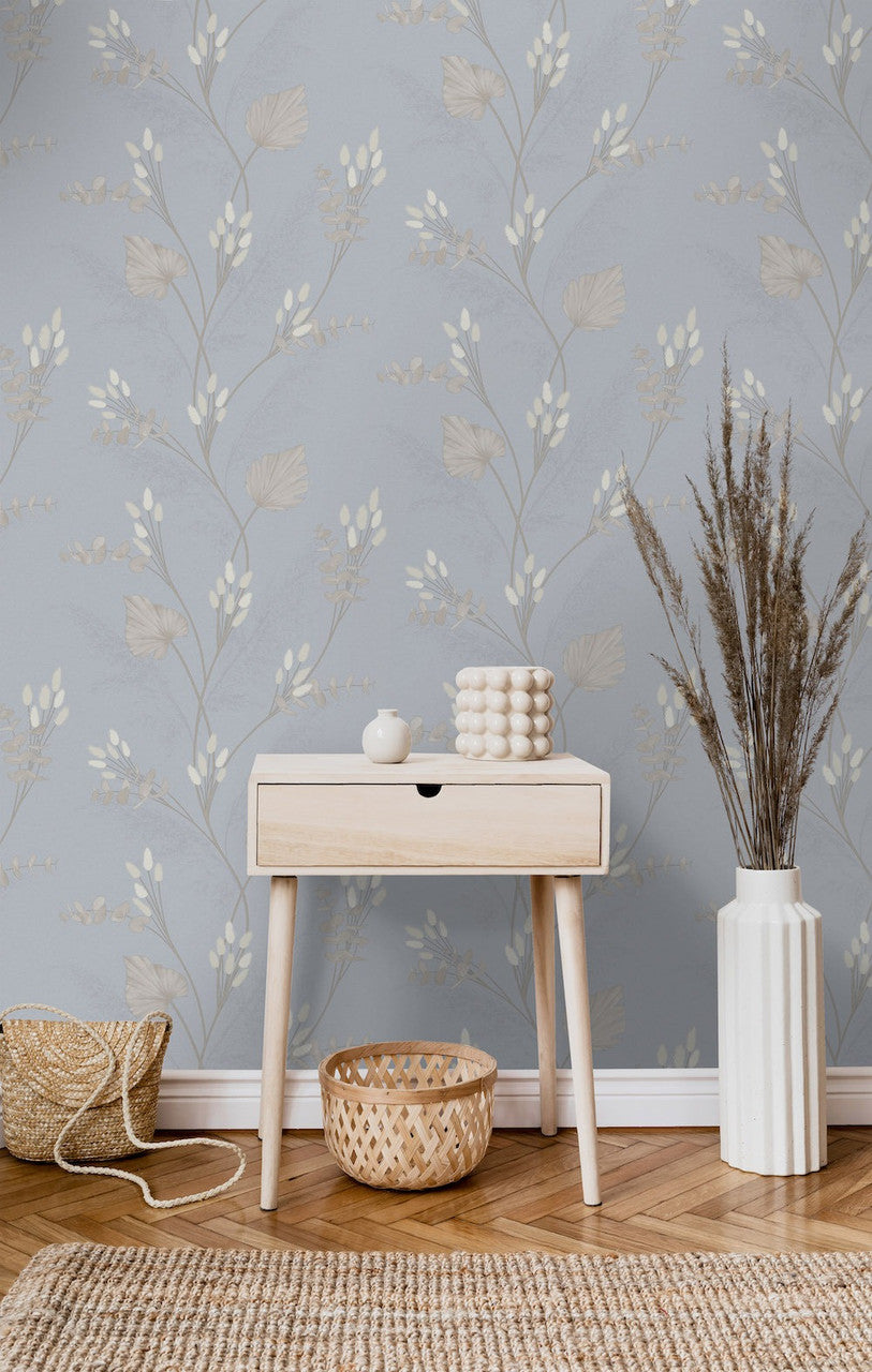 36252 Amarante Slate Blue Opus Wallpaper by Holden Decor