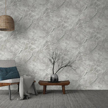 36282 Portoro Marble Grey / Silver Wallpaper by Holden Decor