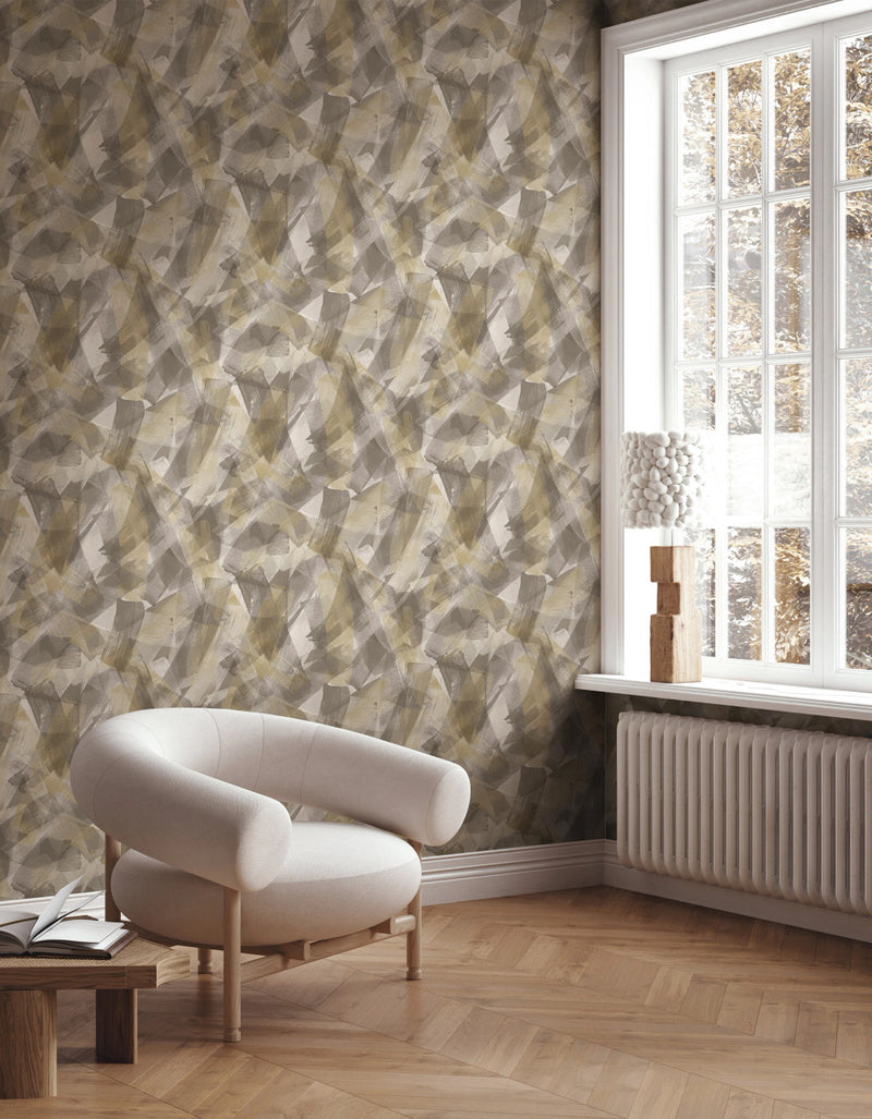 36320 Artistry Charcoal / Bronze Wallpaper by Holden Decor