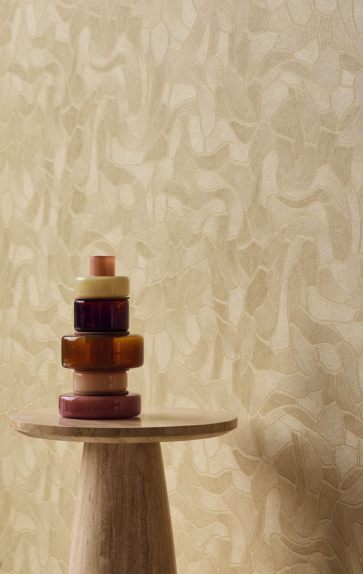 363213 Organic Stone Sand Wallpaper by Eijffinger