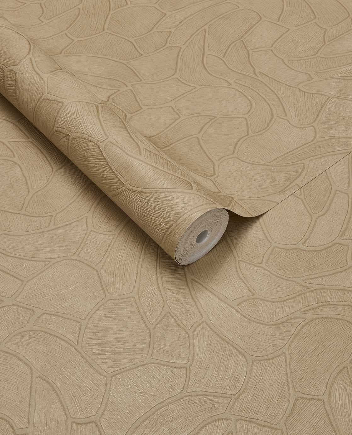 363214 Organic Stone Terracotta Wallpaper by Eijffinger