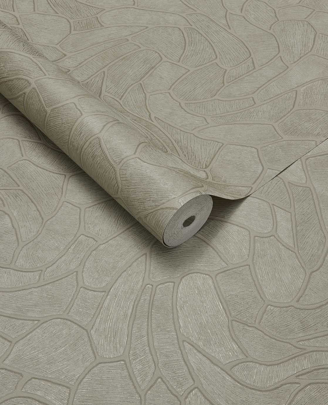 363218 Organic Stone Green Wallpaper by Eijffinger