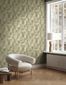 36322 Artistry Green/Beige Wallpaper by Holden Decor