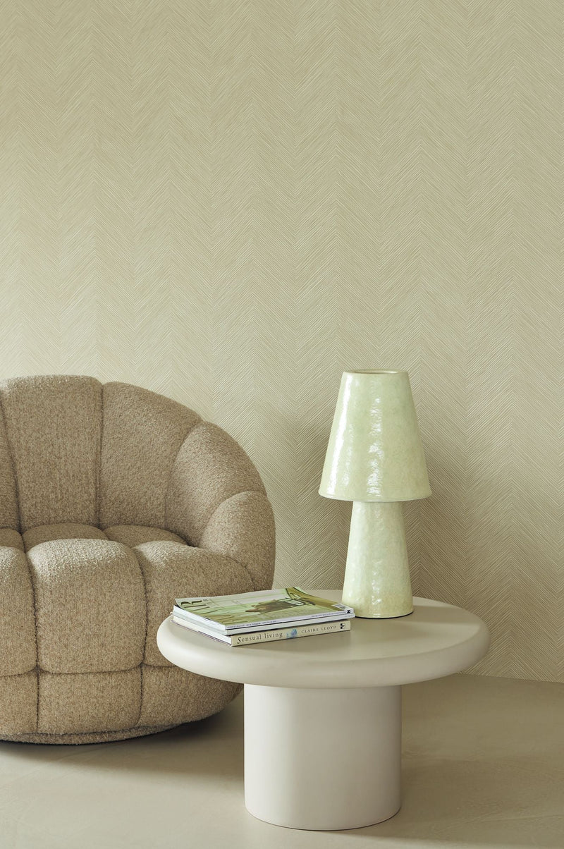 363232 Chevron Taupe Wallpaper by Eijffinger