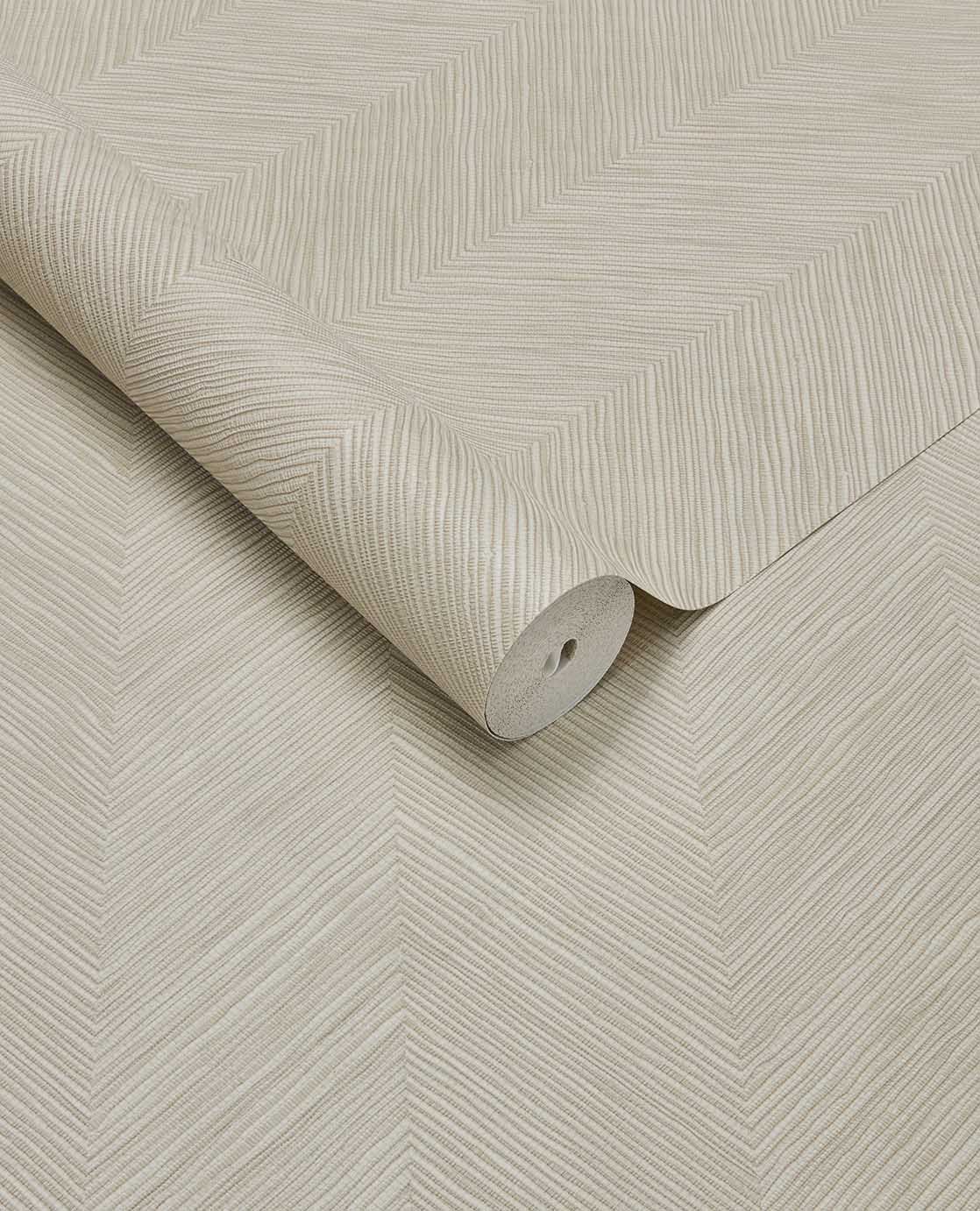 363232 Chevron Taupe Wallpaper by Eijffinger