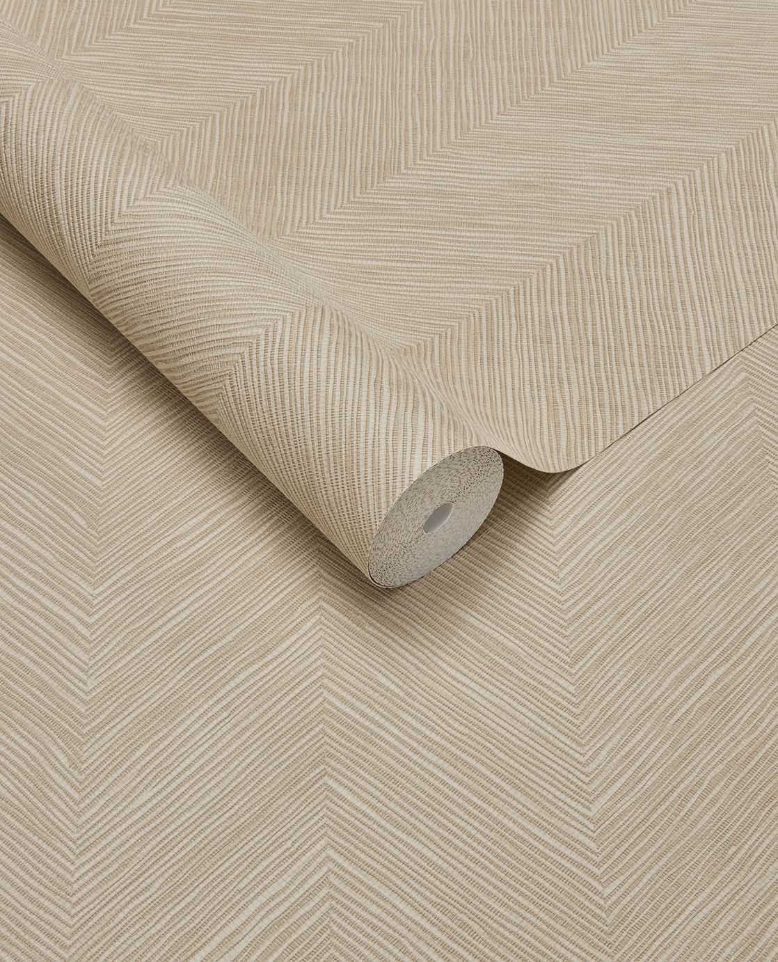 363234 Chevron Sand Wallpaper by Eijffinger