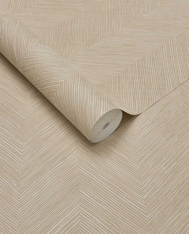 363234 Chevron Sand Wallpaper by Eijffinger