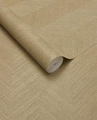 363237 Chevron Ochre Wallpaper by Eijffinger