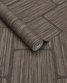 363250 Geometric Block Taupe Wallpaper by Eijffinger