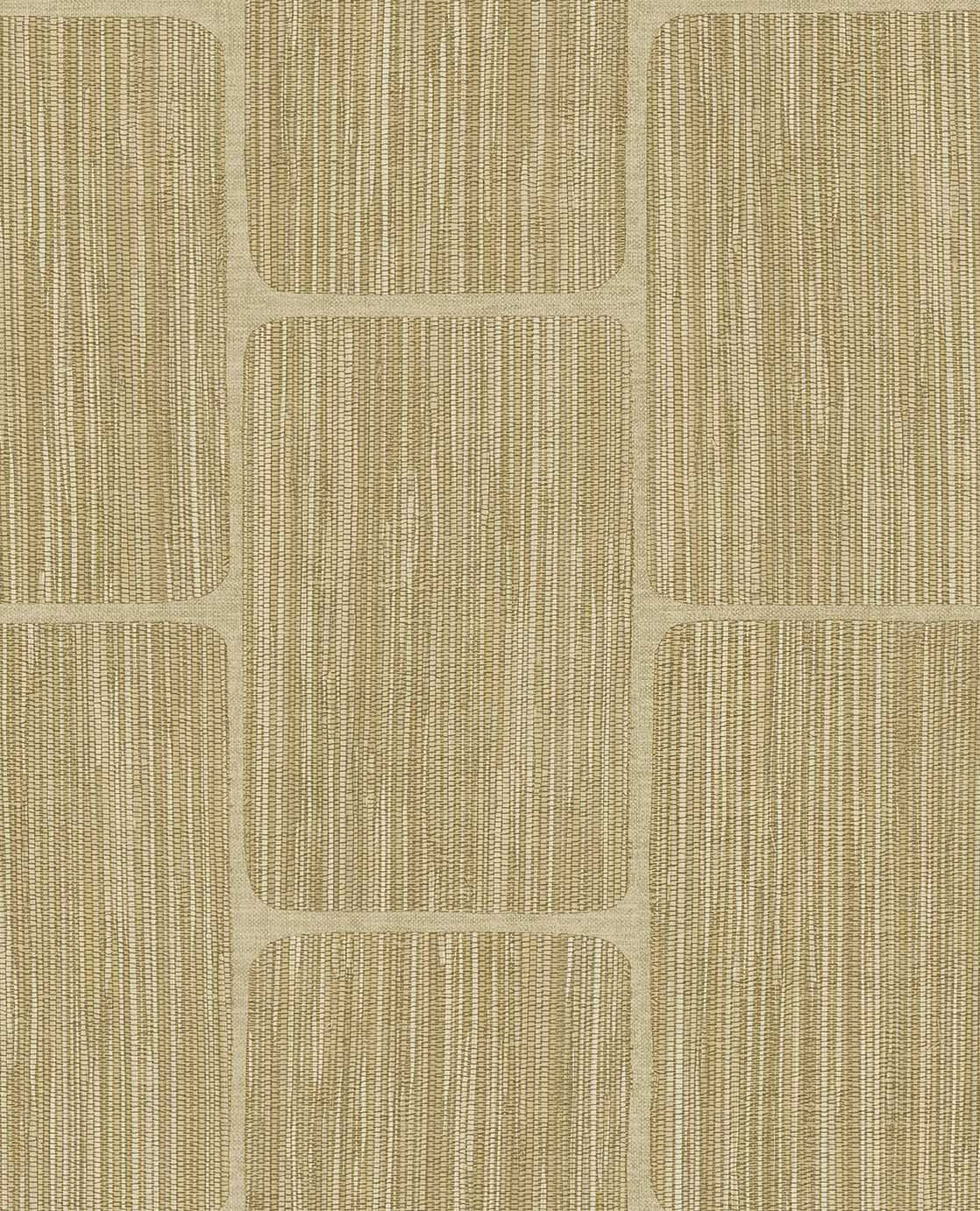 363251 Geometric Block Sand Wallpaper by Eijffinger