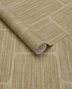 363251 Geometric Block Sand Wallpaper by Eijffinger