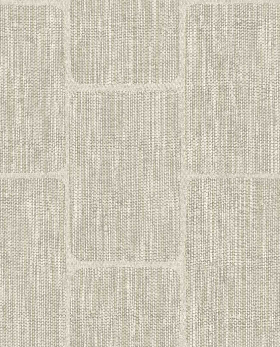 363252 Geometric Block Cream Wallpaper by Eijffinger