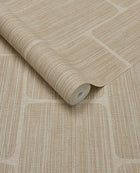363253 Geometric Block Taupe Wallpaper by Eijffinger