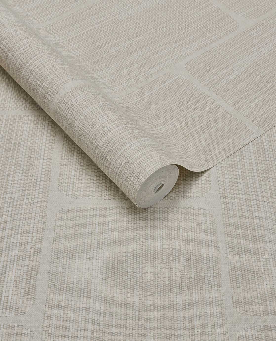 363254 Geometric Block Terracotta Wallpaper by Eijffinger