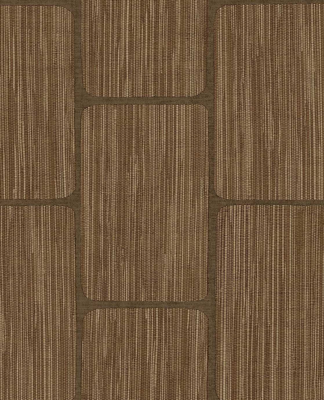 363256 Geometric Block Ochre Wallpaper by Eijffinger