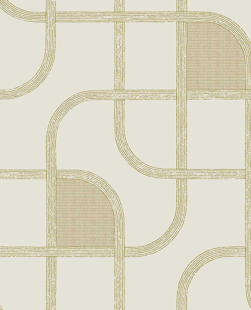 363260 Linear Weave Cream Wallpaper by Eijffinger
