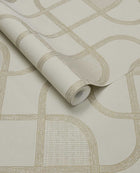 363262 Linear Weave Taupe Wallpaper by Eijffinger